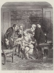 Last Moments of the Duke of Wellington by John Gilbert